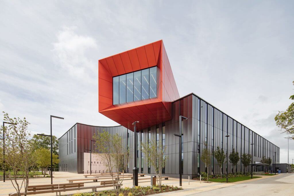 Leeds Beckett CTaR building External view of main approach
