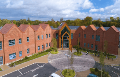 Foss Park Mental Health hospial aerial view
